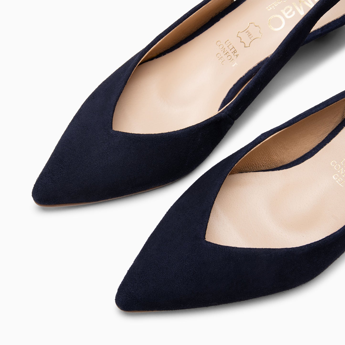 CARMEN – Zapatos de Tacón acampanado MARINO