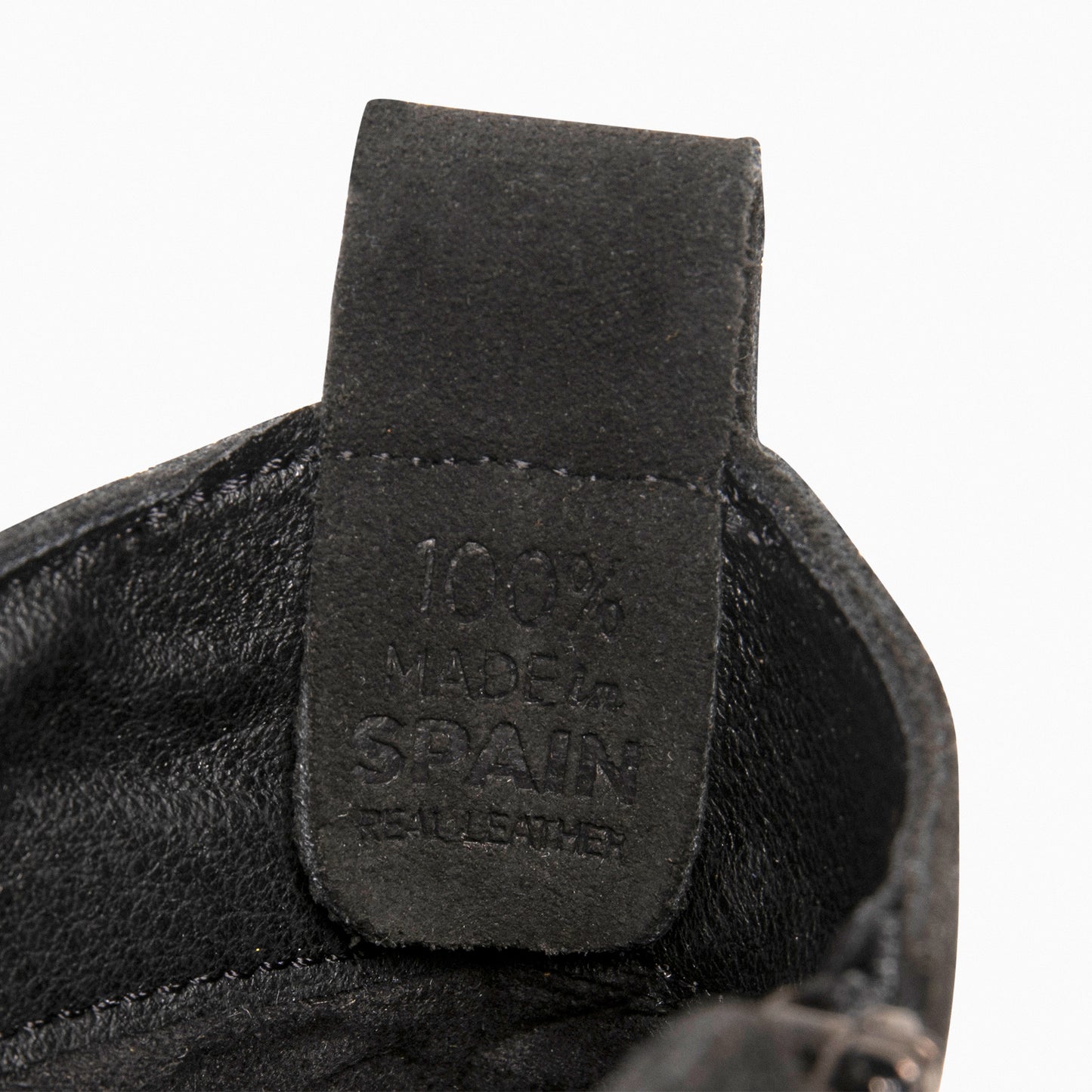 POP - Botín de piel hidrófugo NEGRO