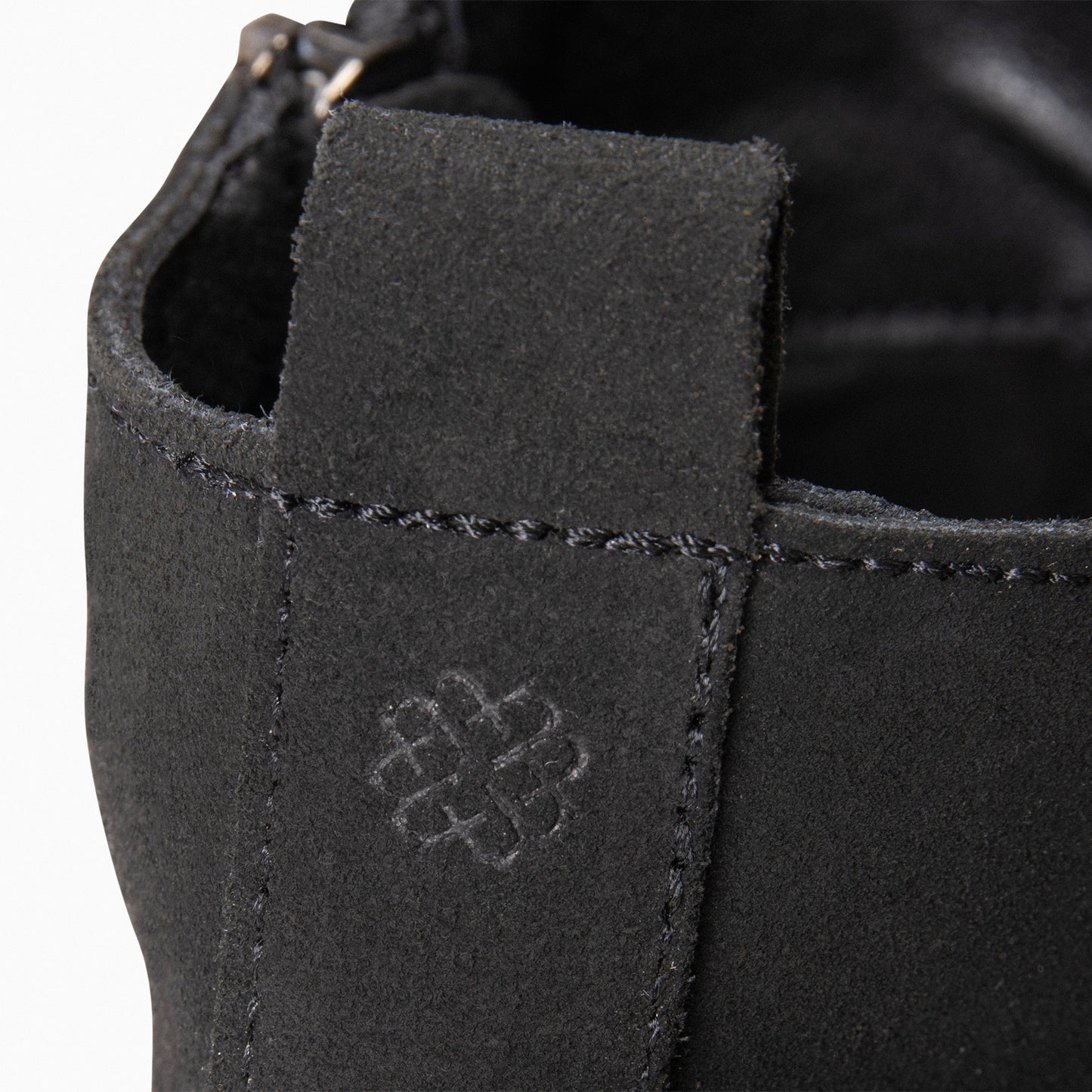 POP - Botín de piel hidrófugo NEGRO