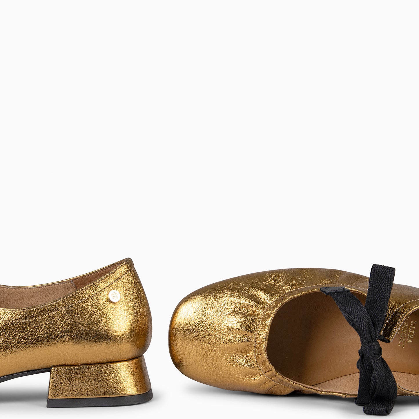 CORA– Merceditas con lazo BRONCE