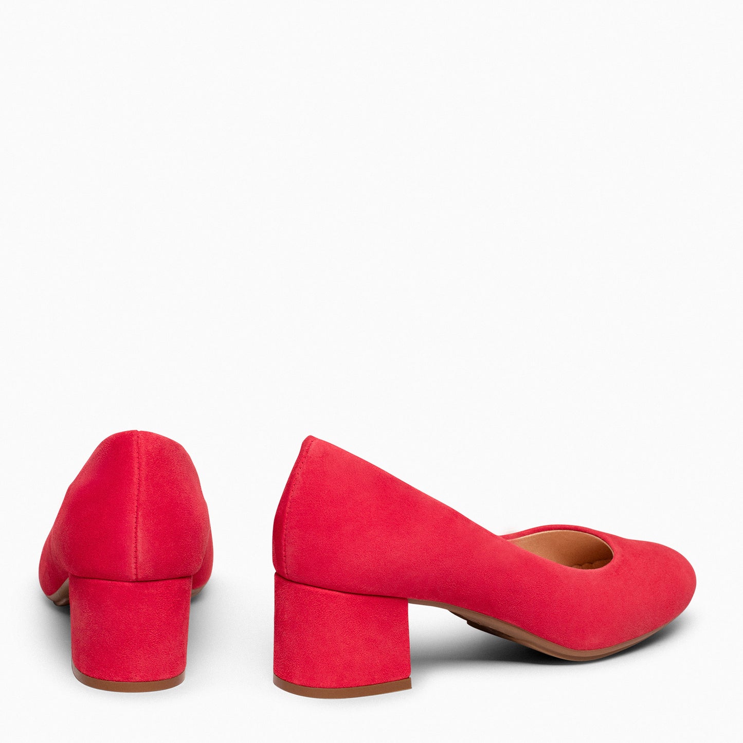 URBAN REDONDO - Zapatos de tacón bajo de ante OJO