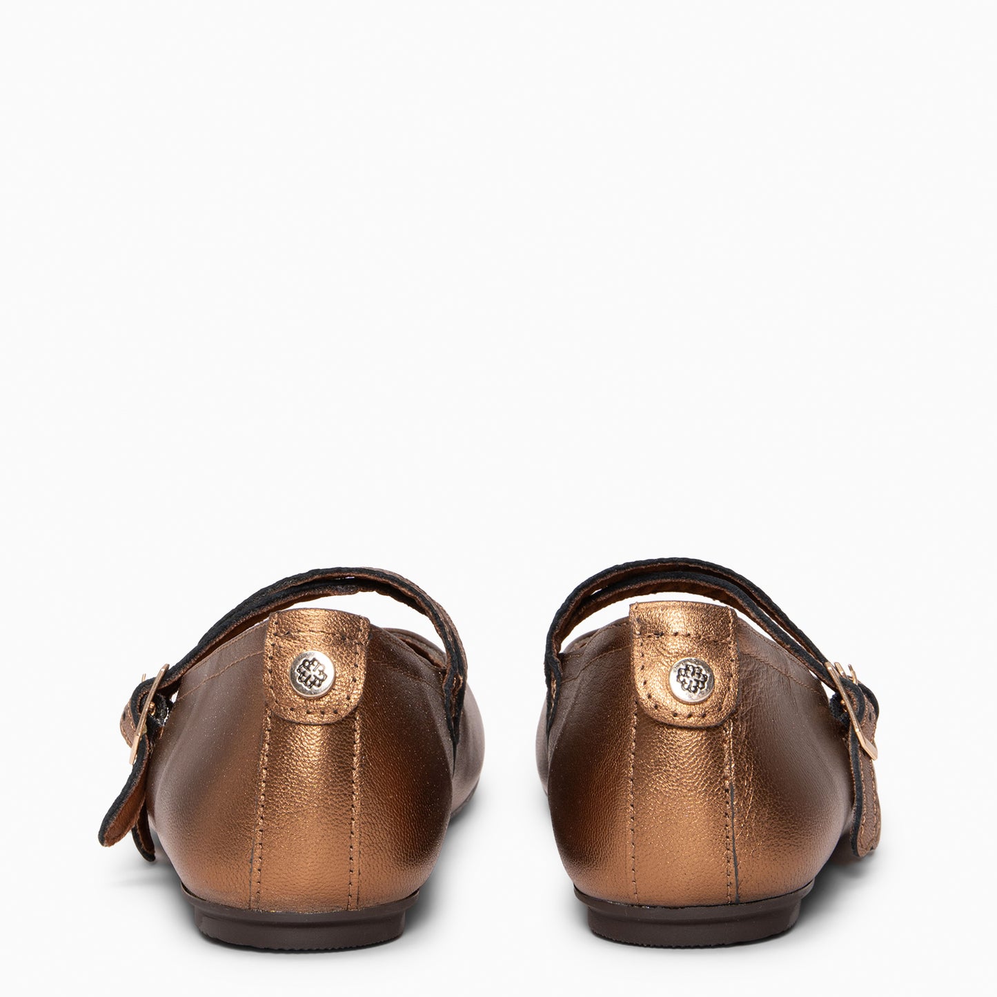 AMAPOLA - BAILARINA PLANA BARESOFT BRONCE
