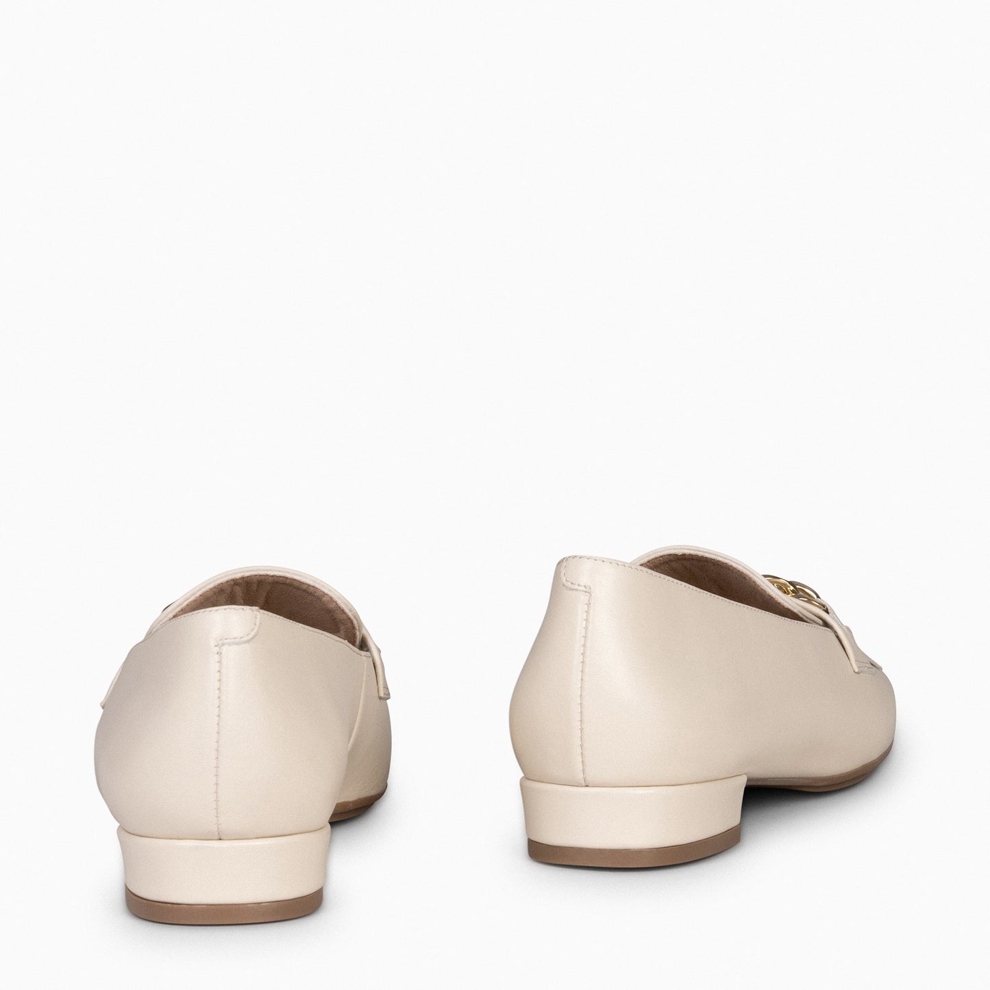 CHAÎNE Mocassins femme élégants BEIGE