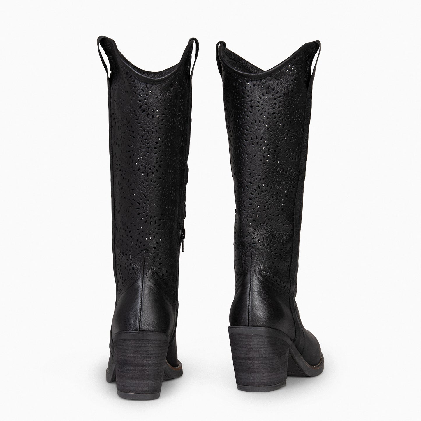 AUSTIN – Bottes Santiags D'été NOIRES