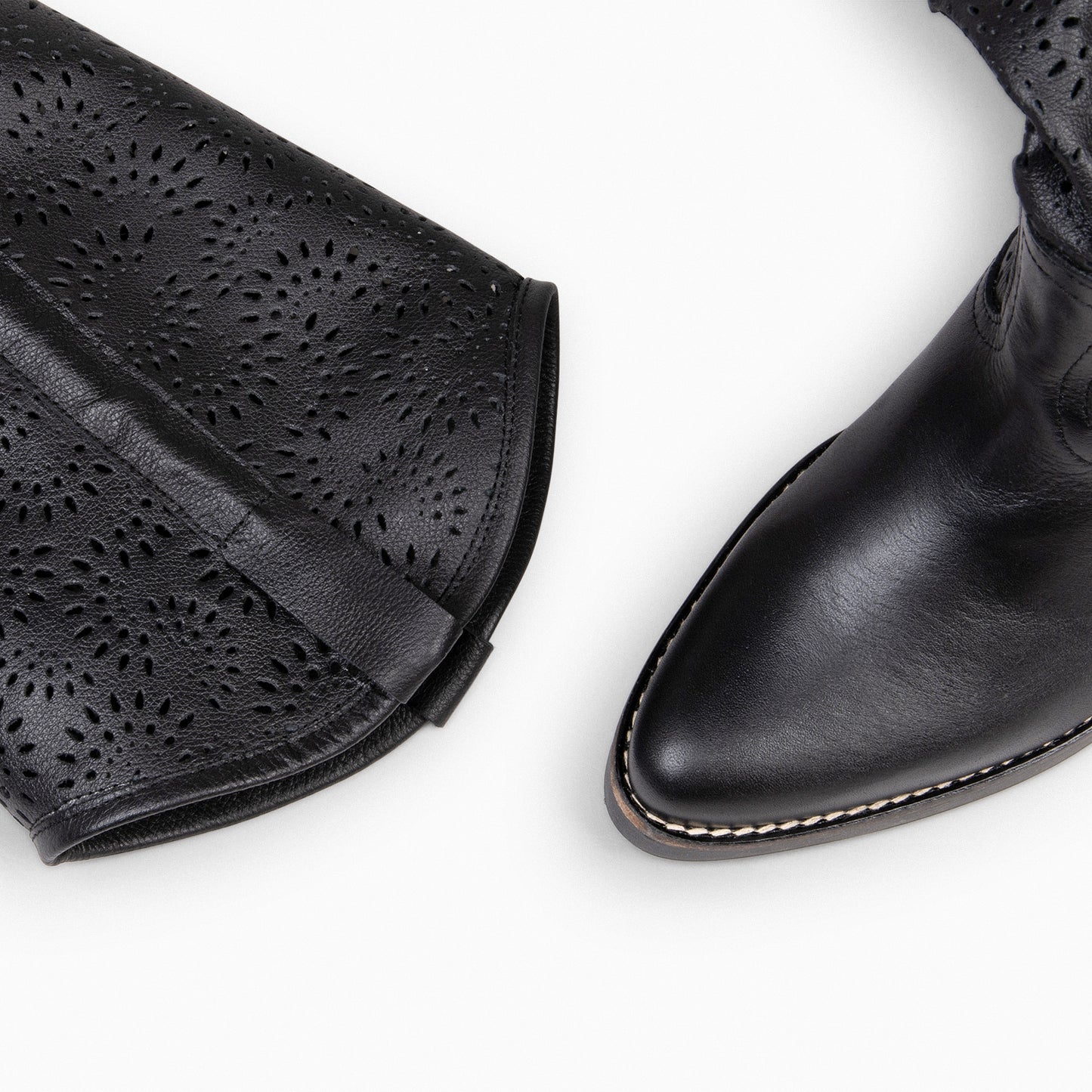 AUSTIN – Bottes Santiags D'été NOIRES