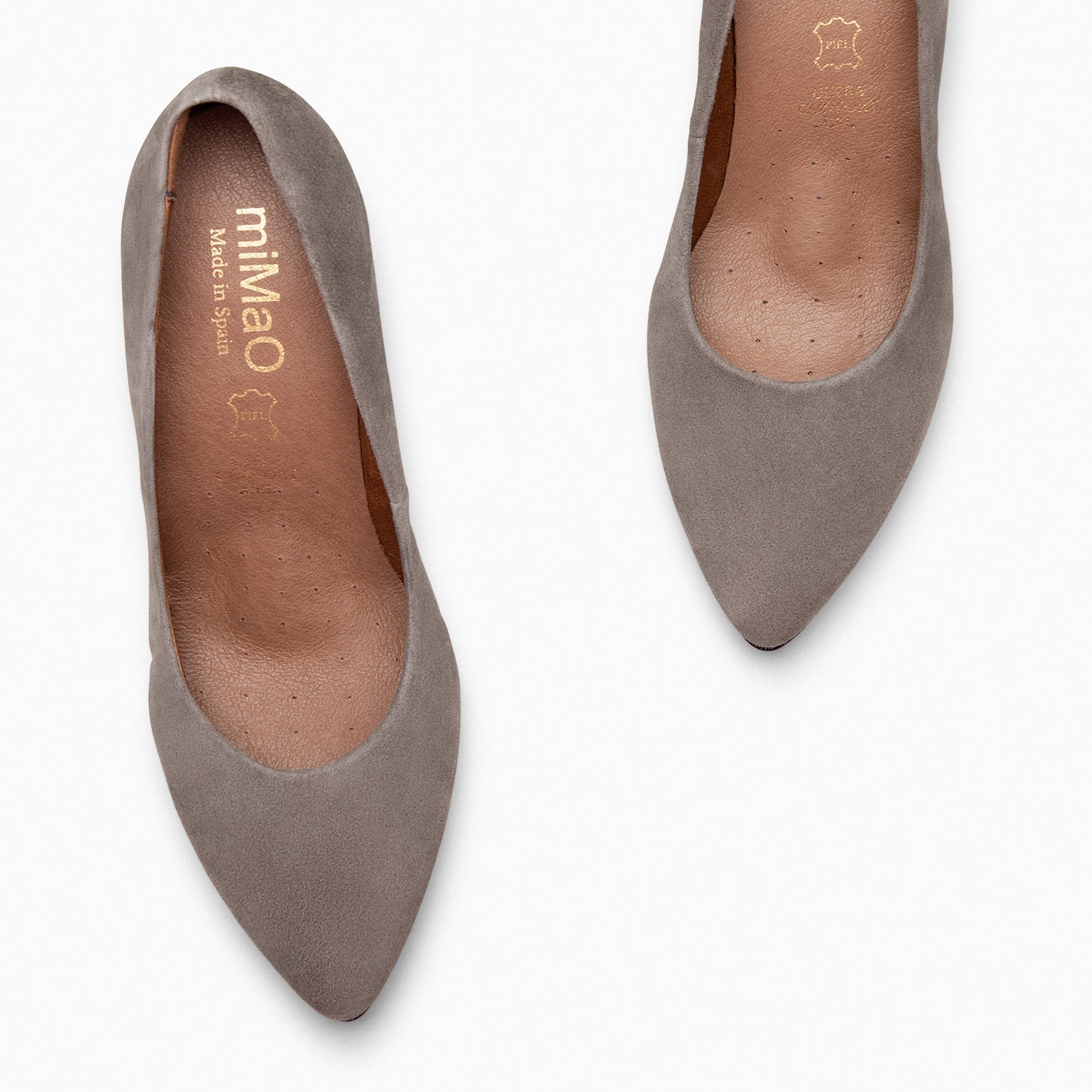 URBAN – Chaussures à talons en daim GRIS