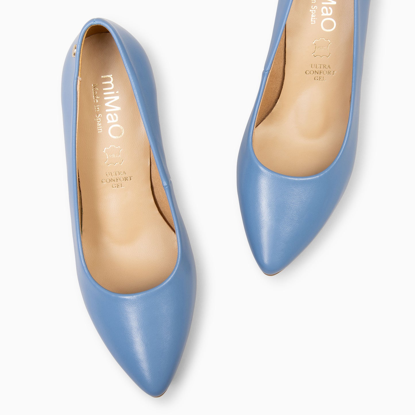 URBAN S SALÓN - Zapatos de tacón medio de napa AZUL
