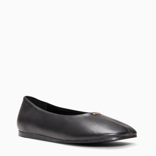 CALA - Bailarinas Baresoft de piel NEGRO
