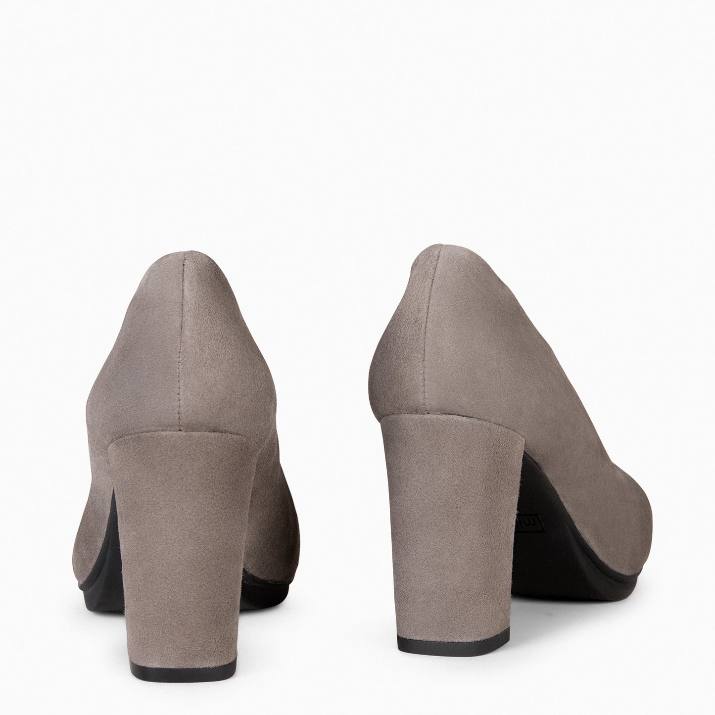 URBAN – Chaussures à talons en daim GRIS