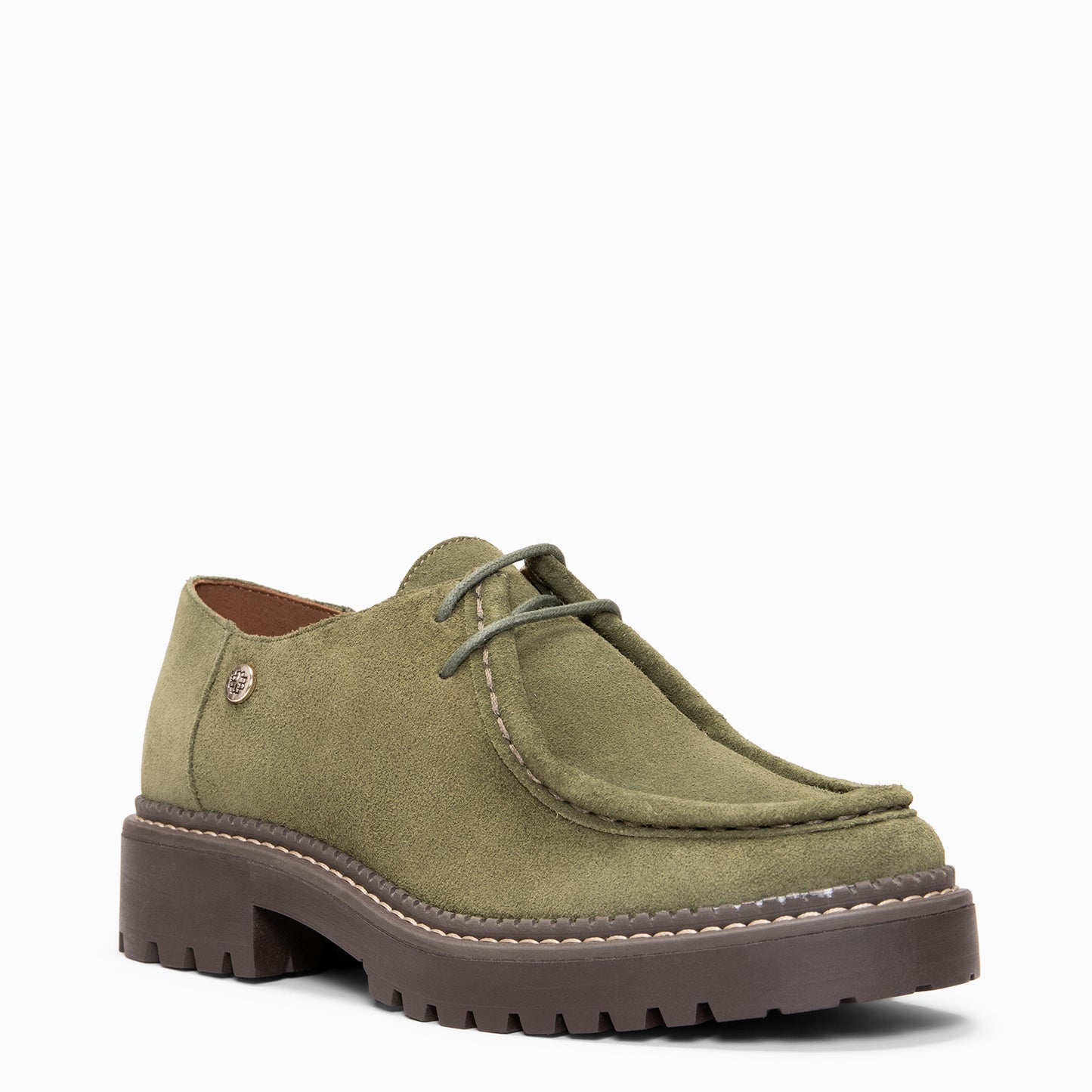 YALE – Mocasín con suela track con cordones KAQUI