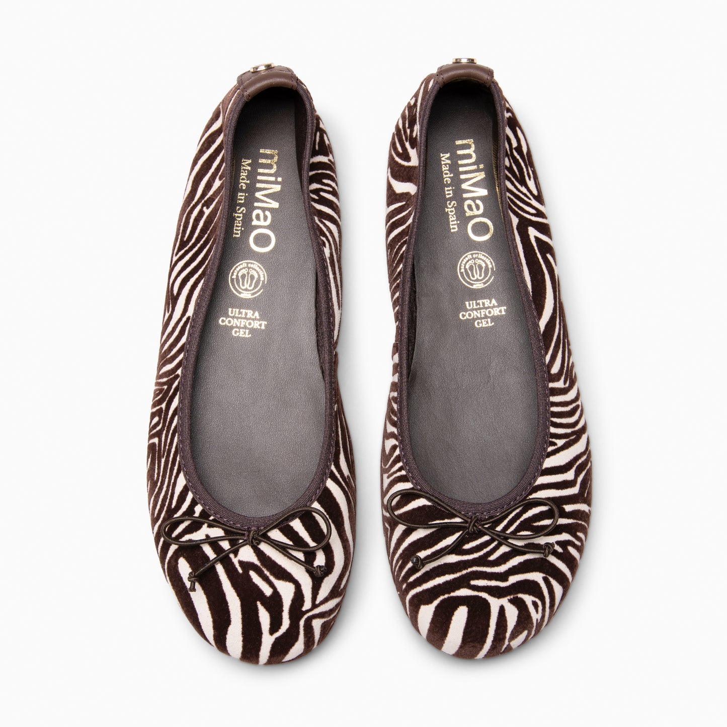 CAMPANILLA - Bailarina Baresoft BEIGE CEBRA