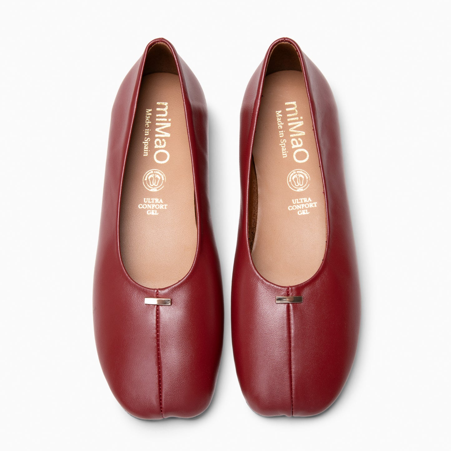 CALA - Bailarinas Baresoft de piel ROJO