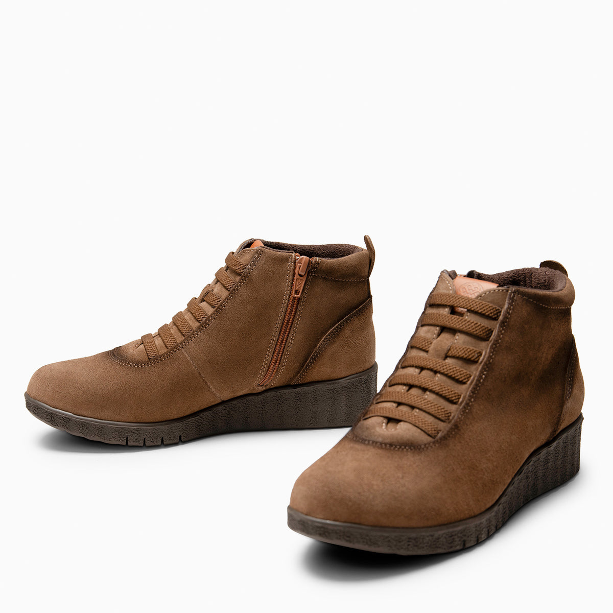 FLEXY - Zapatillas abotinadas TAUPE