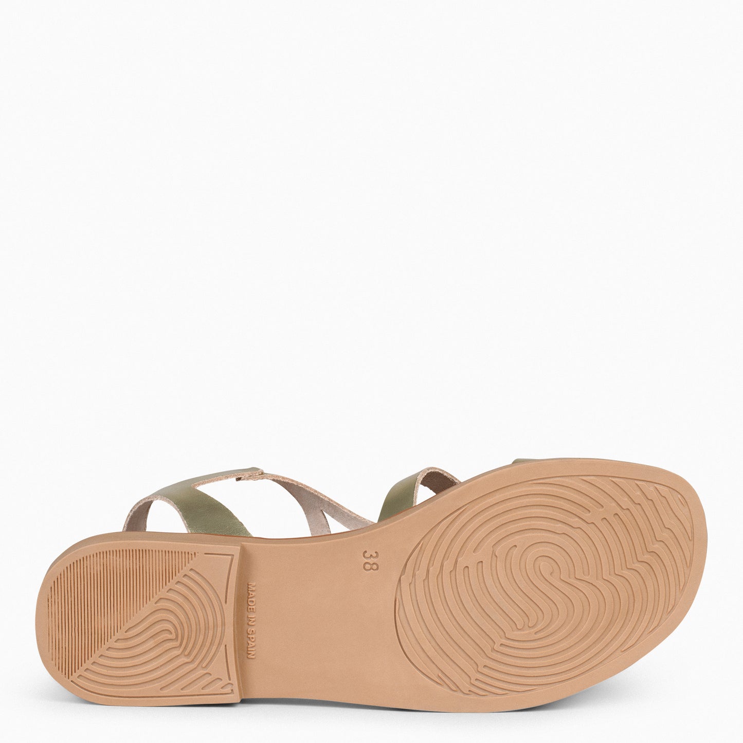 BAMBÚ - Sandalias Planas PLATINO