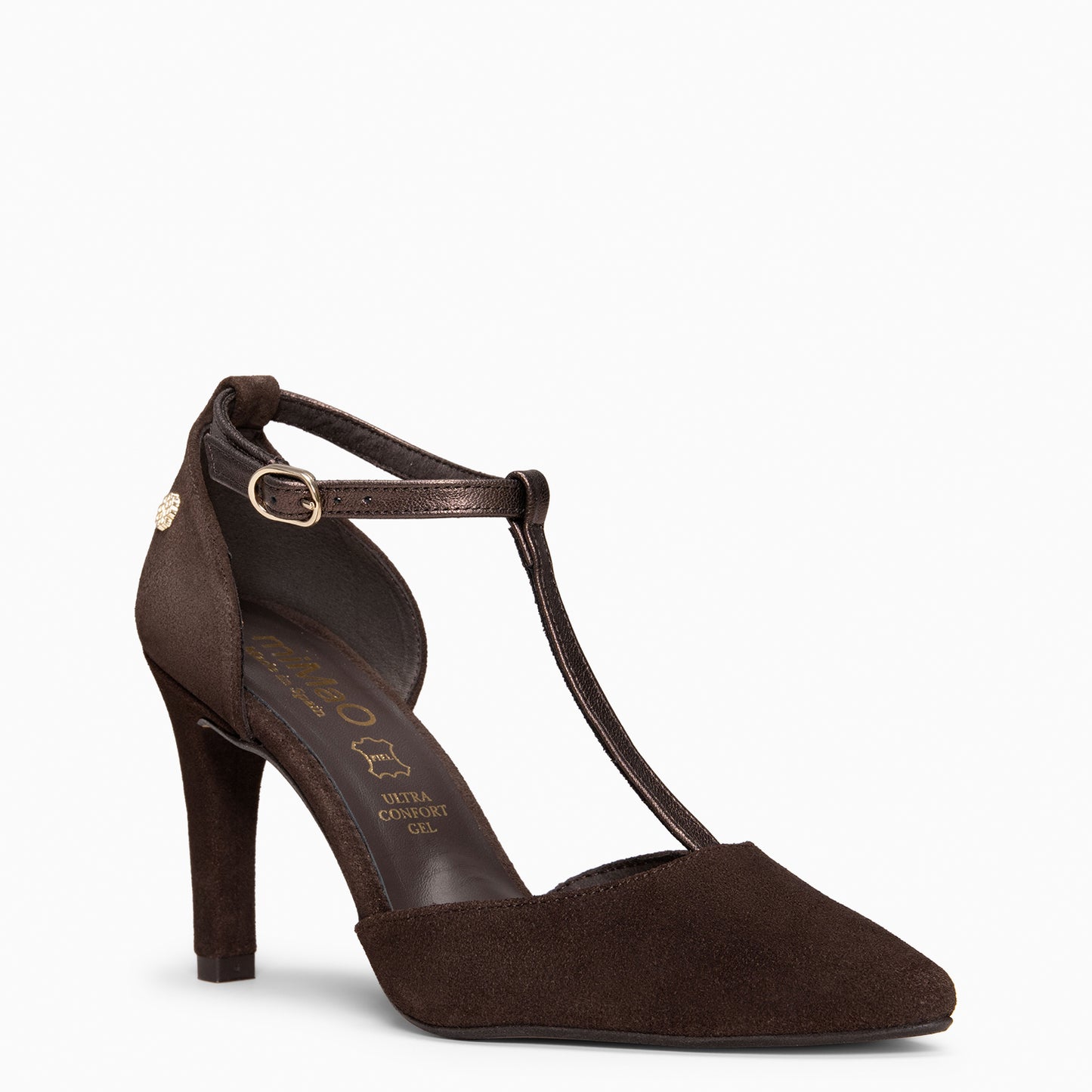 AMANDA - Zapatos de tacón alto  MARRON