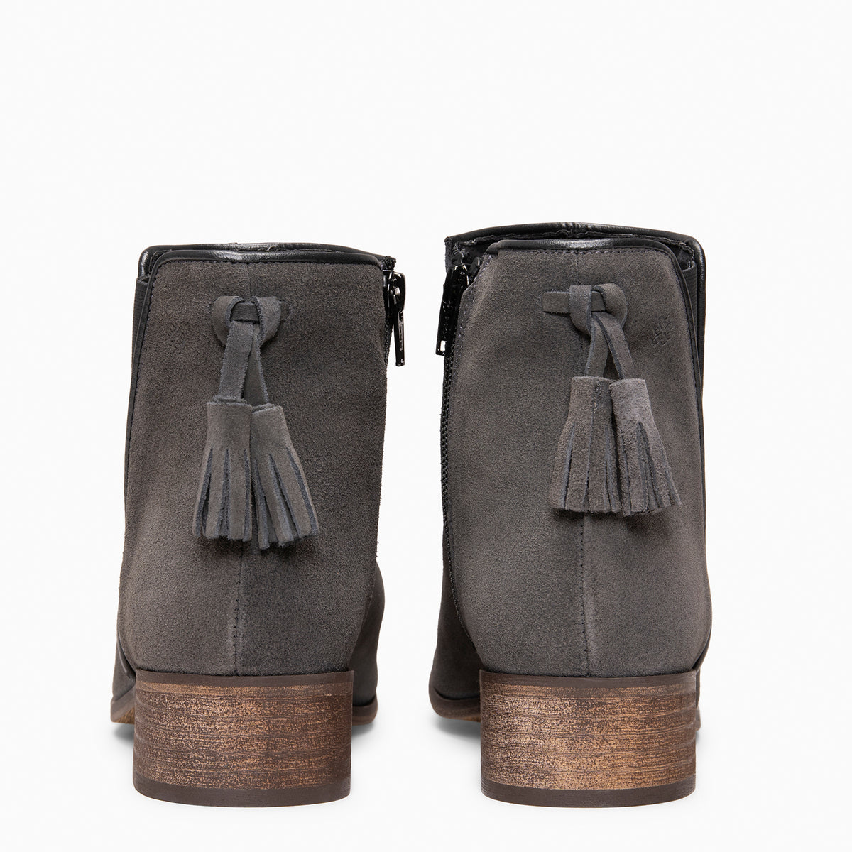LEIRE - Botines Chelsea de serraje hidrófugo GRIS