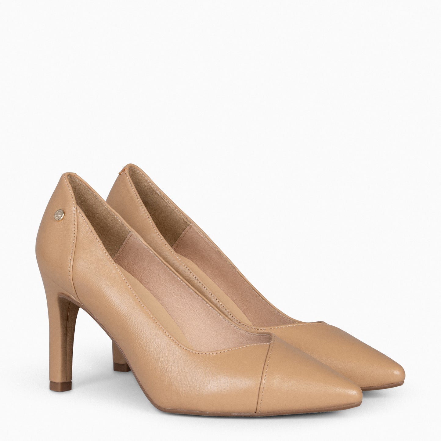 GLAM – Zapatos elegantes de tacón alto CAMEL