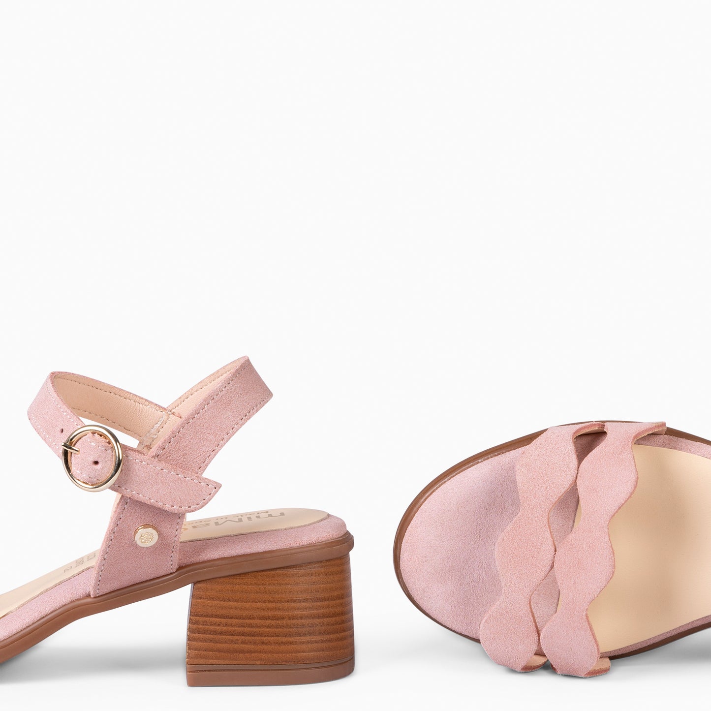 LETY - SANDALIA DE TACÓN DE VESTIR NUDE