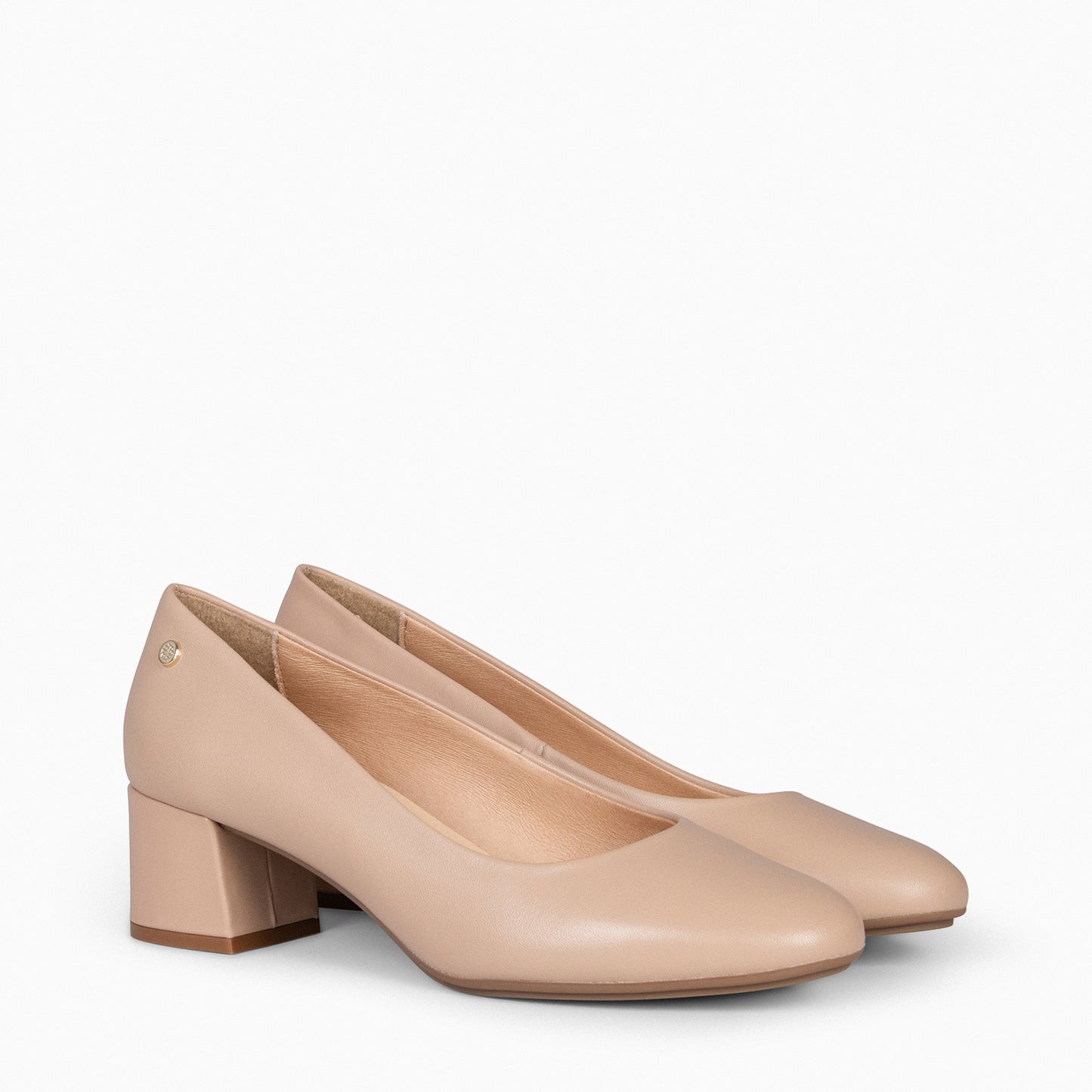 REDONDO SALON - Zapatos de tacón bajo de napa MISIA