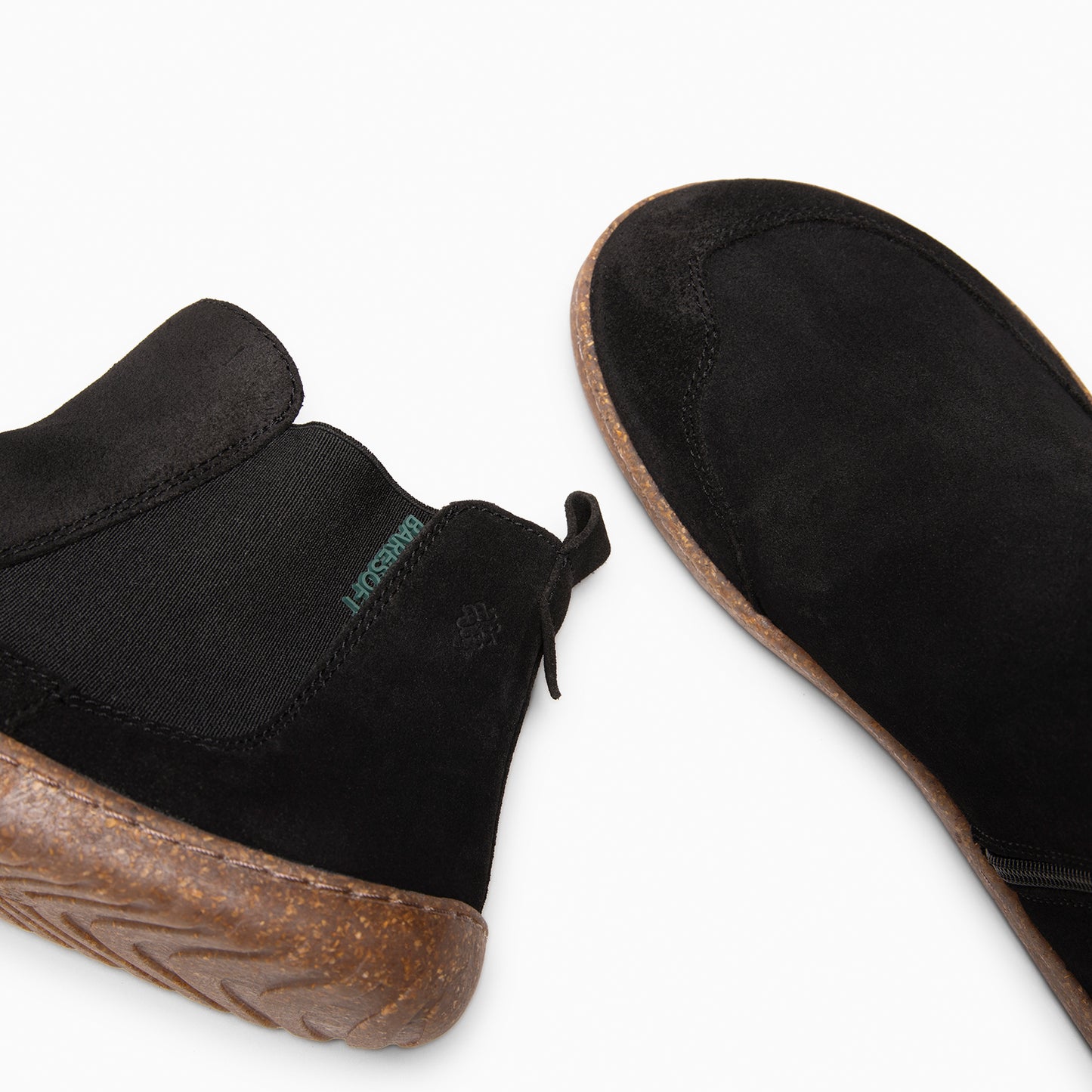 RAIN - Botines Chelsea de ante hidrófugo NEGRO