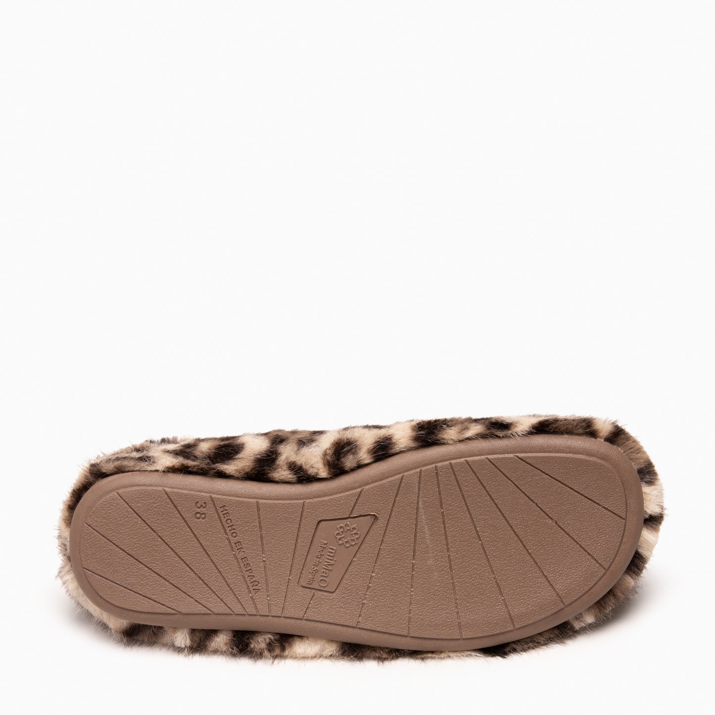 KOMFY DREAMS - Zapatillas de estar por casa ultra suaves LEOPARDO BEIGE