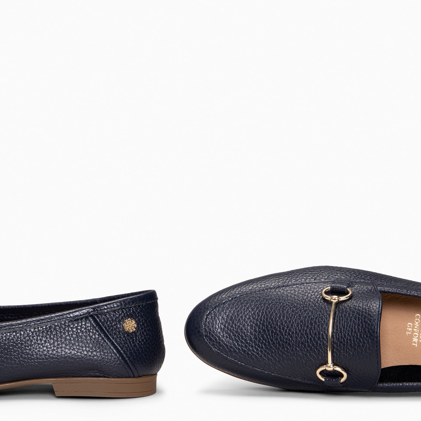 STYLE – Mocasines planos con adorno metalizado MARINO