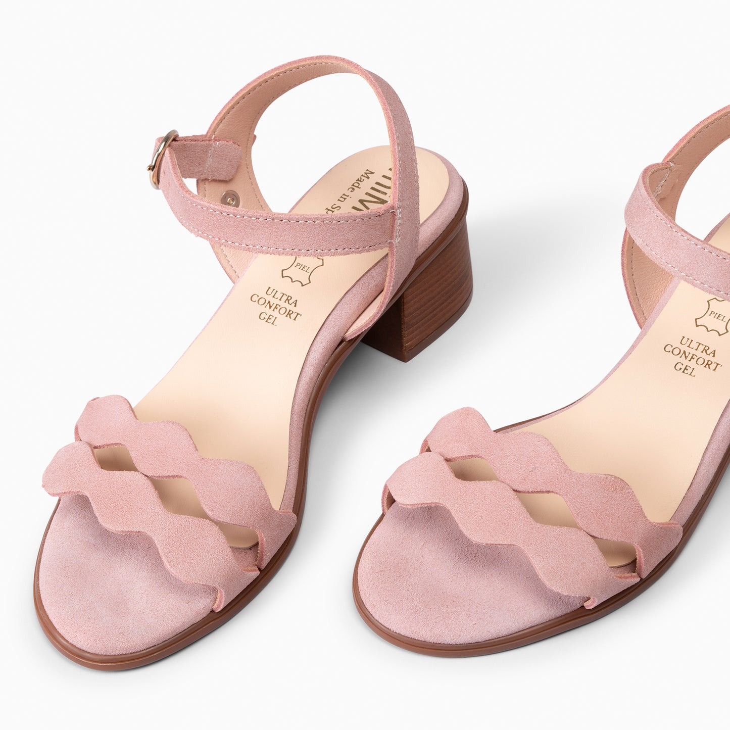 LETY - SANDALIA DE TACÓN DE VESTIR NUDE