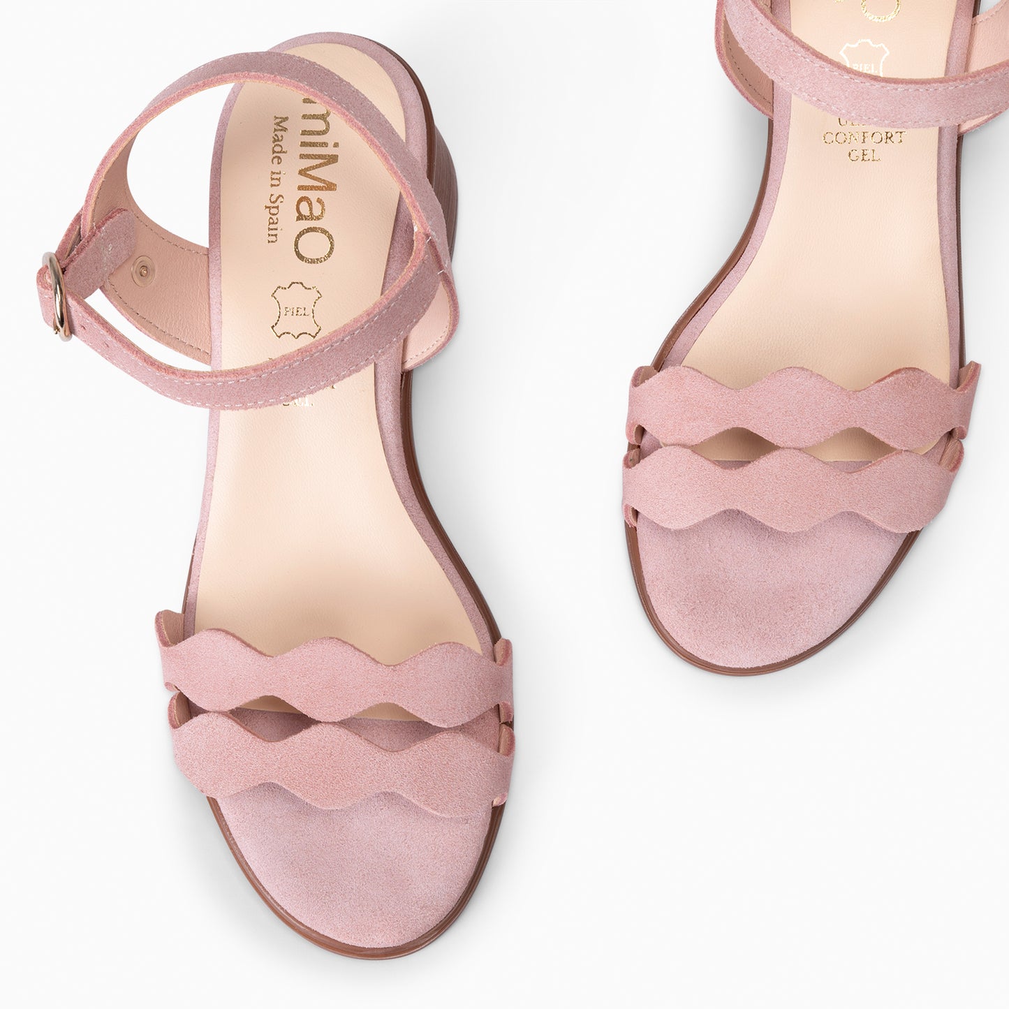 LETY - SANDALIA DE TACÓN DE VESTIR NUDE