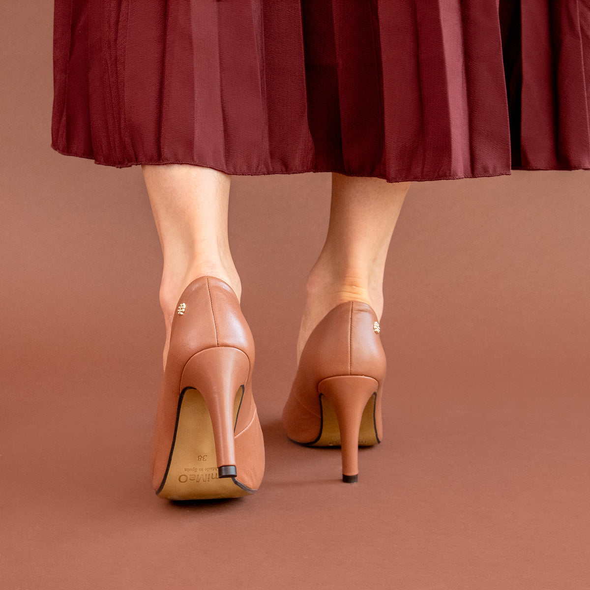 CAPRI - Zapatos de tacón de aguja TAUPE
