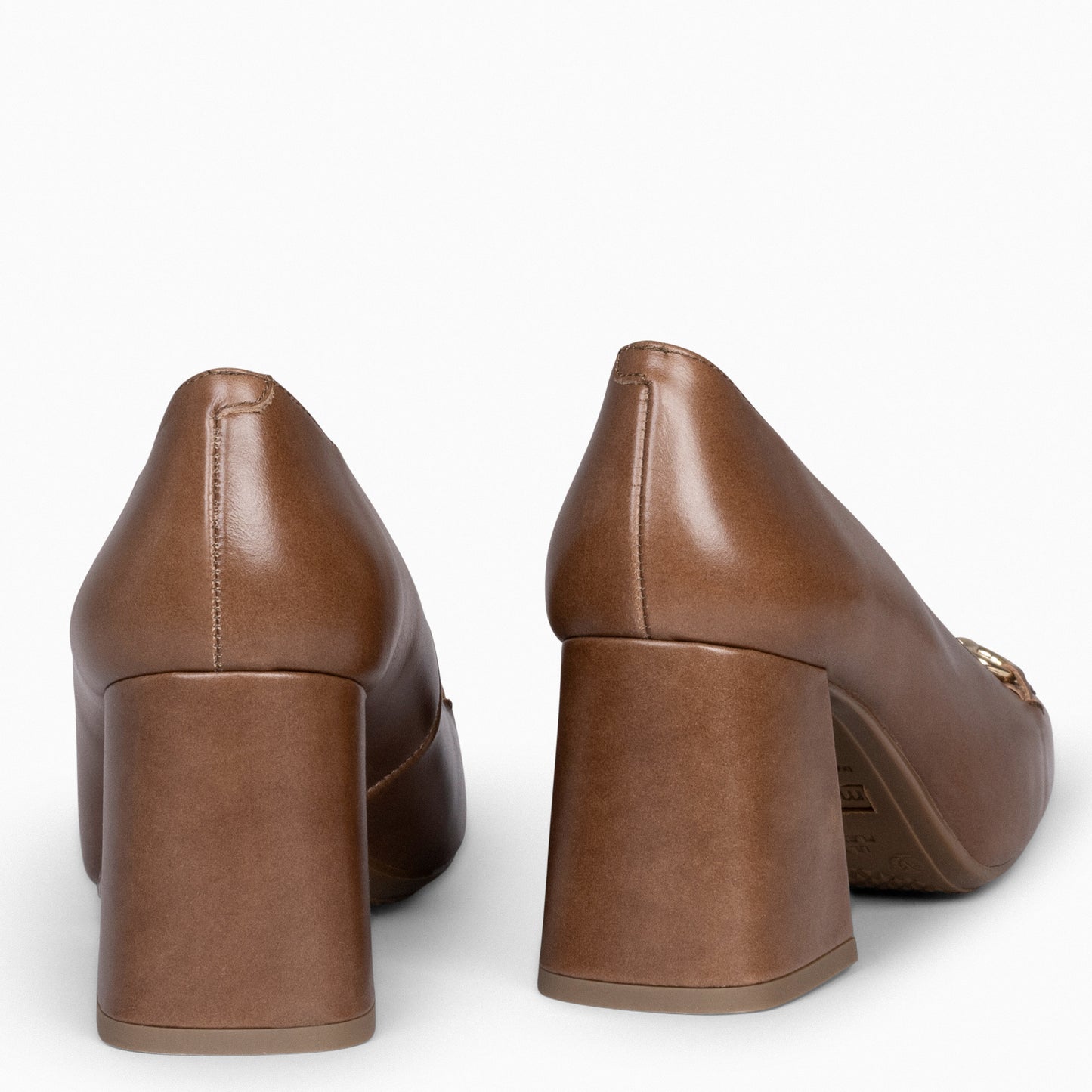 MIA – Zapatos de tacón ancho TAUPE