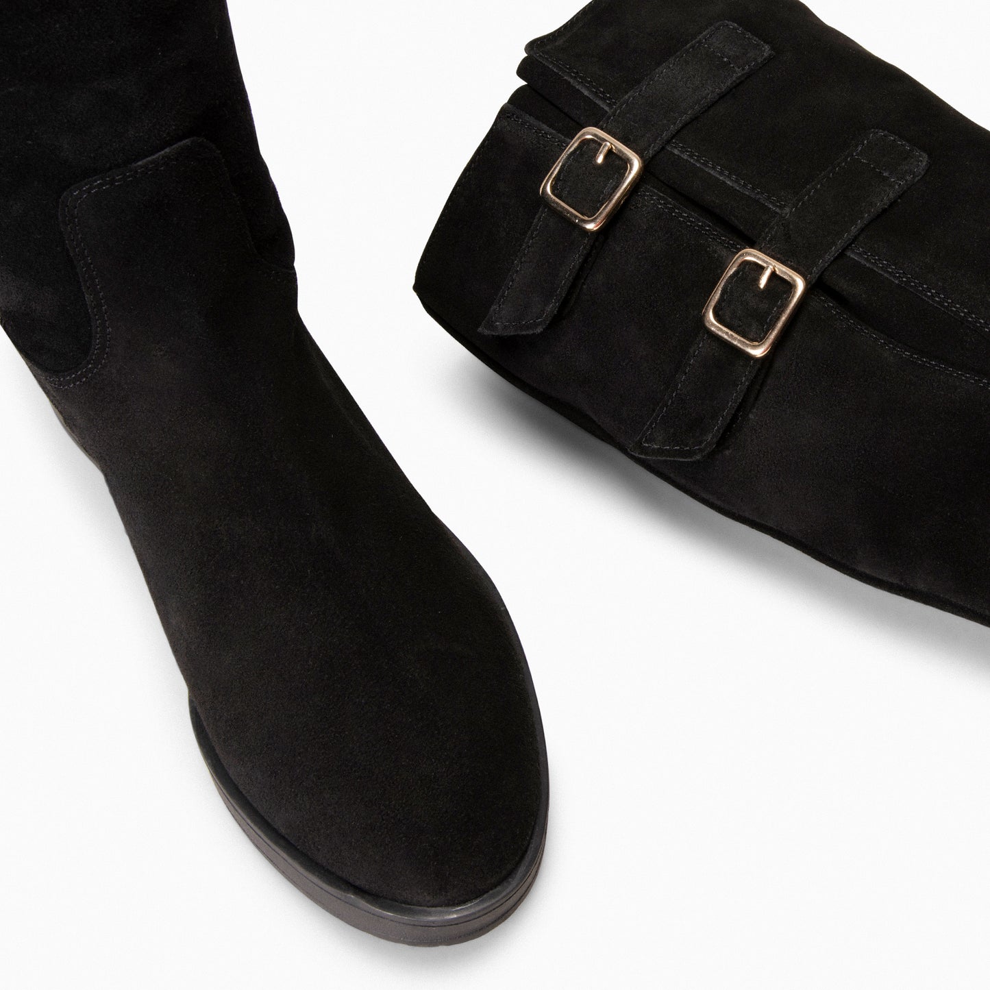 CORK - Bota alta para mujer NEGRO