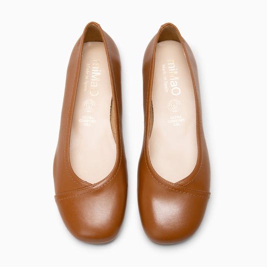 PLUMA - Bailarinas de Piel Baresoft CUERO