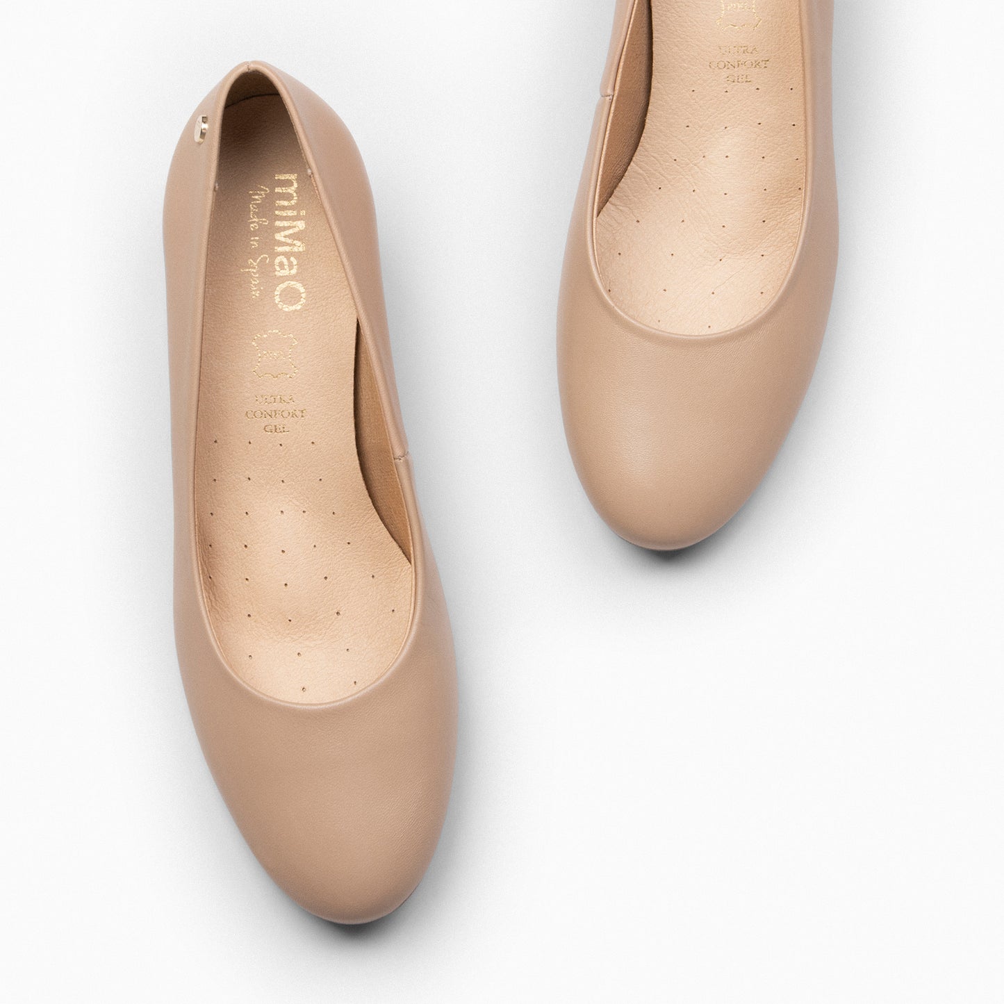 REDONDO SALON - Zapatos de tacón bajo de napa MISIA