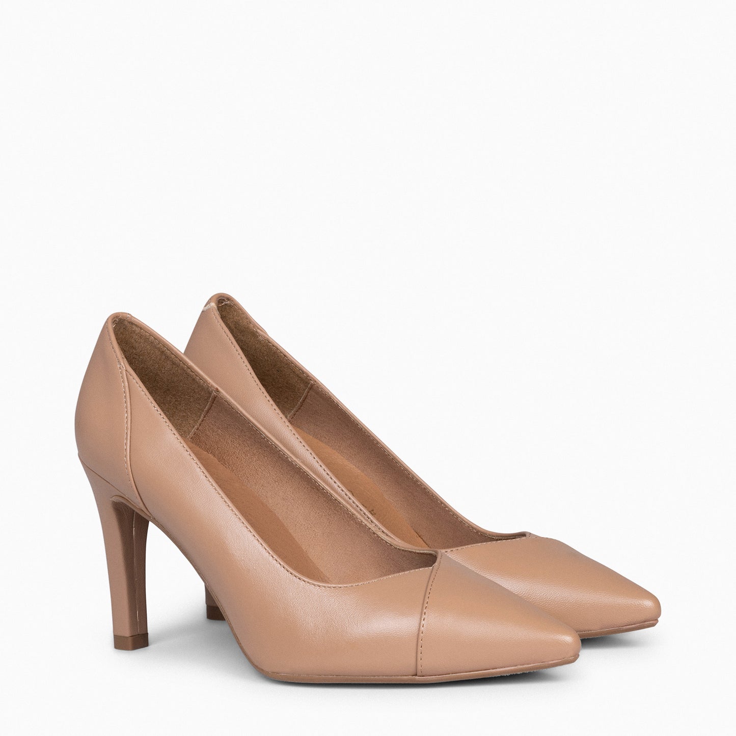 GLAM - Zapatos de tacón alto para mujer NUDE