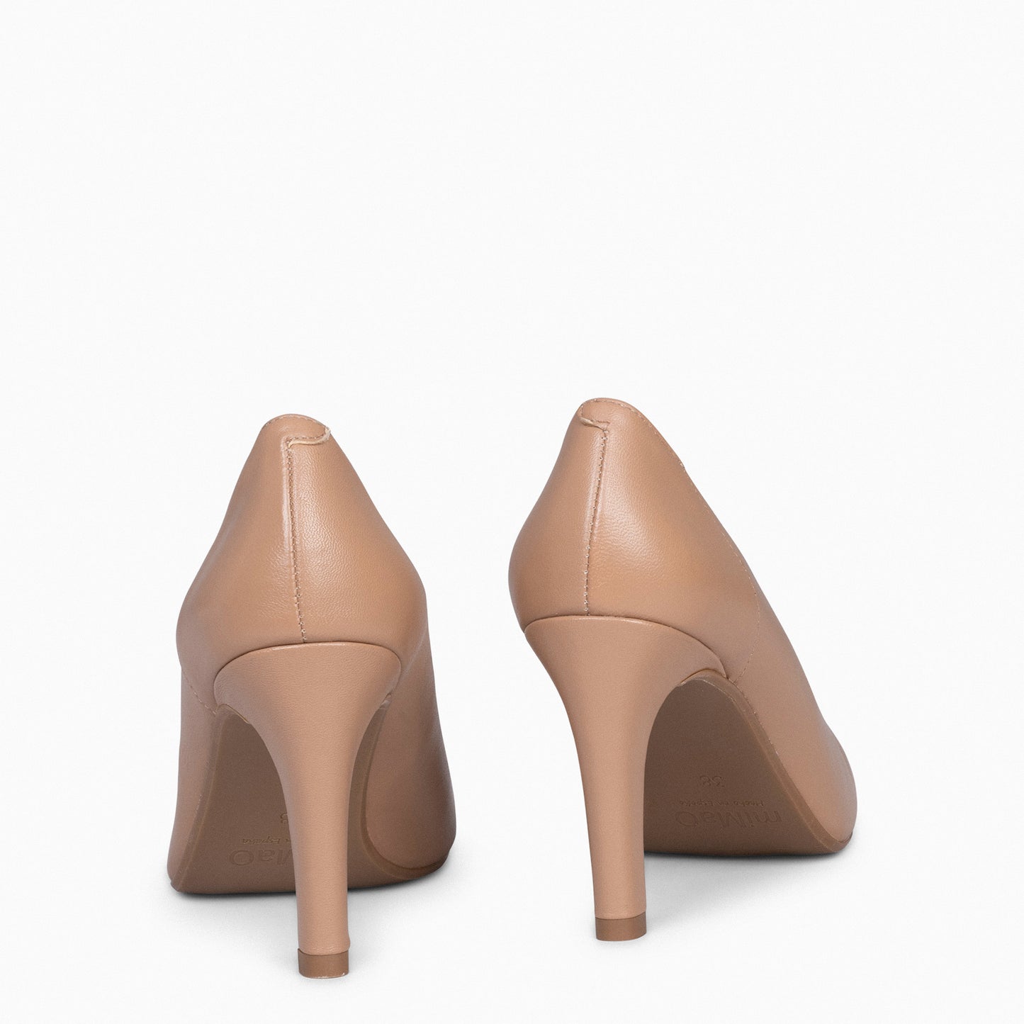 GLAM - Zapatos de tacón alto para mujer NUDE