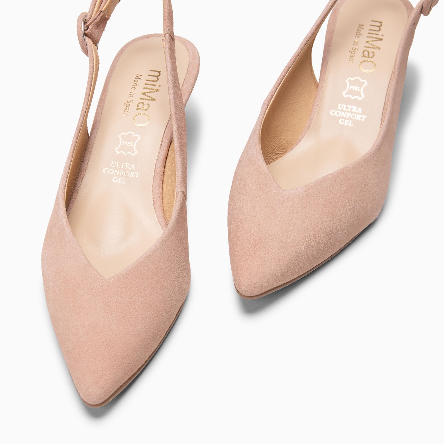 CARMEN – Zapatos de Tacón acampanado NUDE