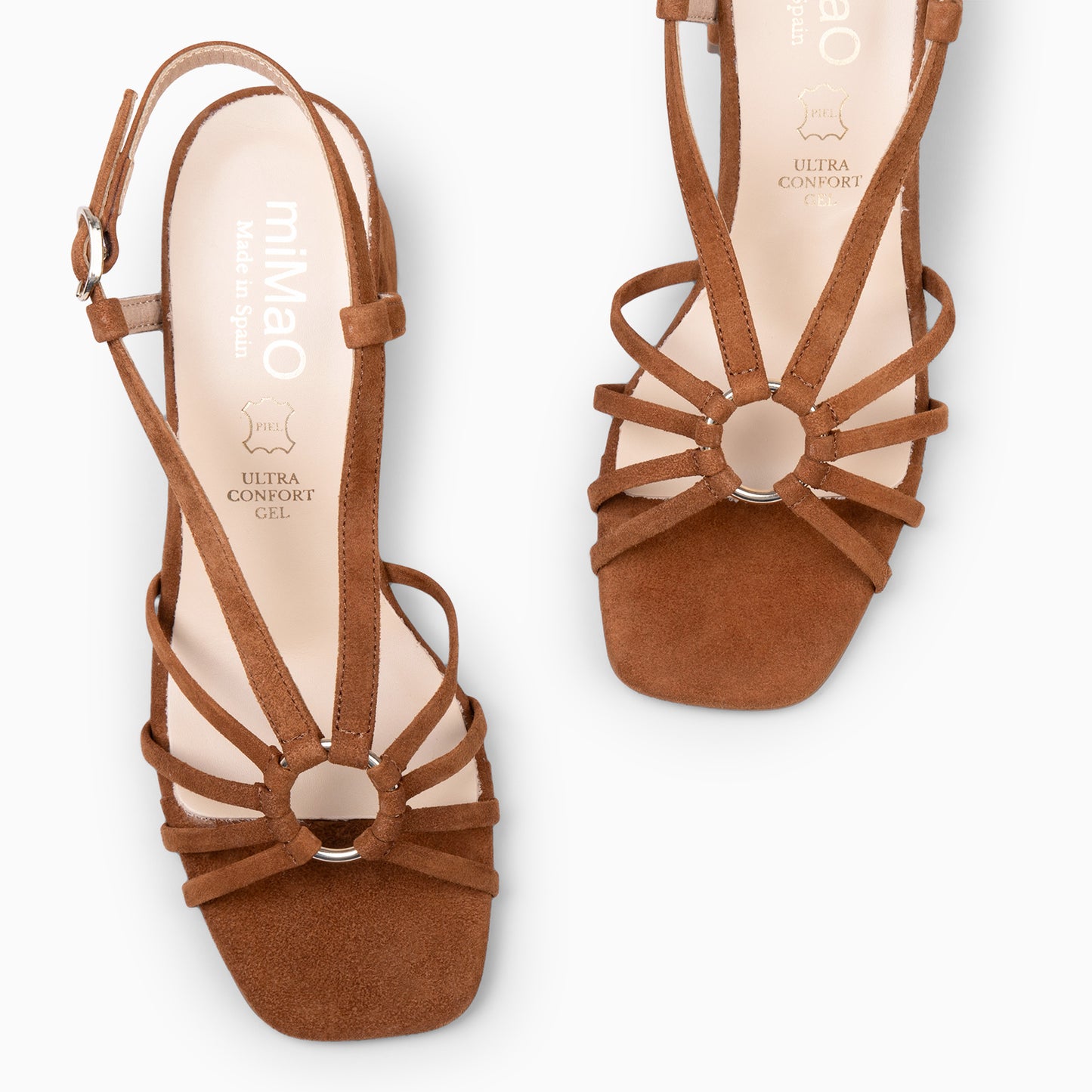 SOLEIL - Sandalias de tacón CAMEL