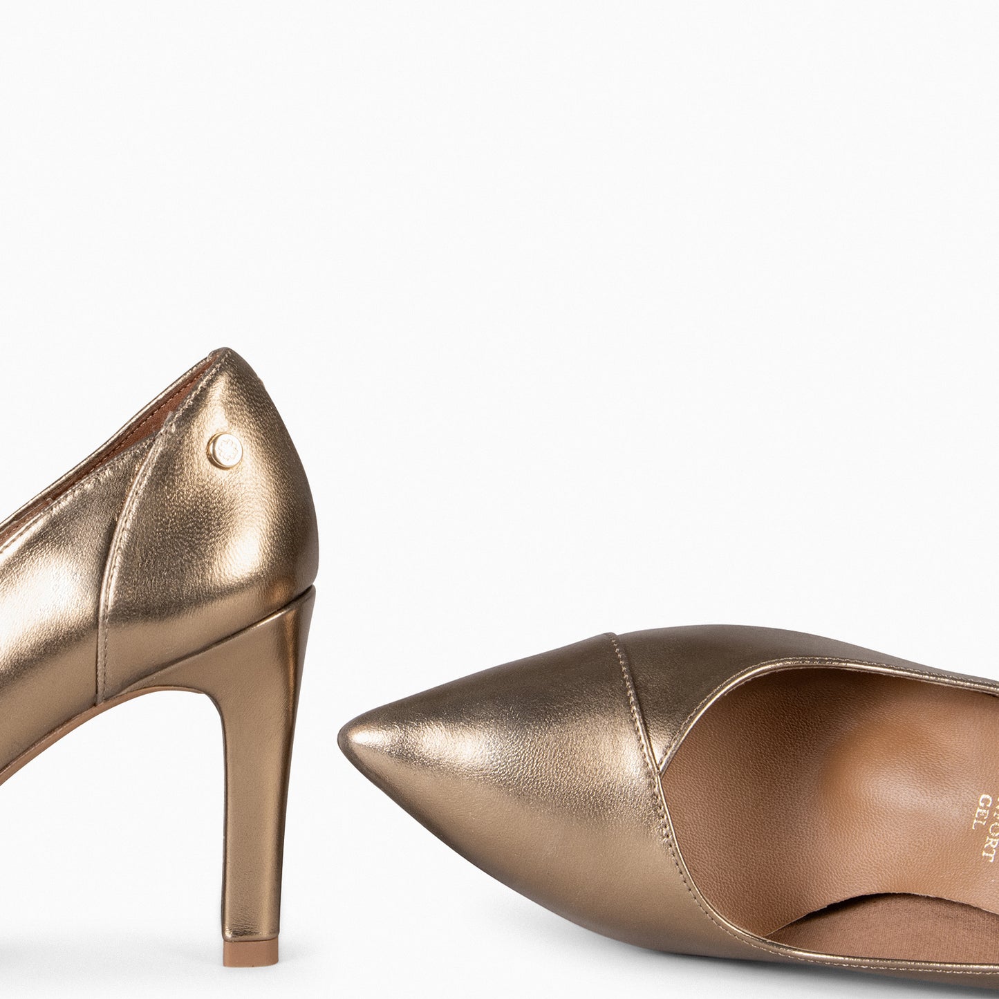 GLAM – Zapatos elegantes de tacón alto  ORO