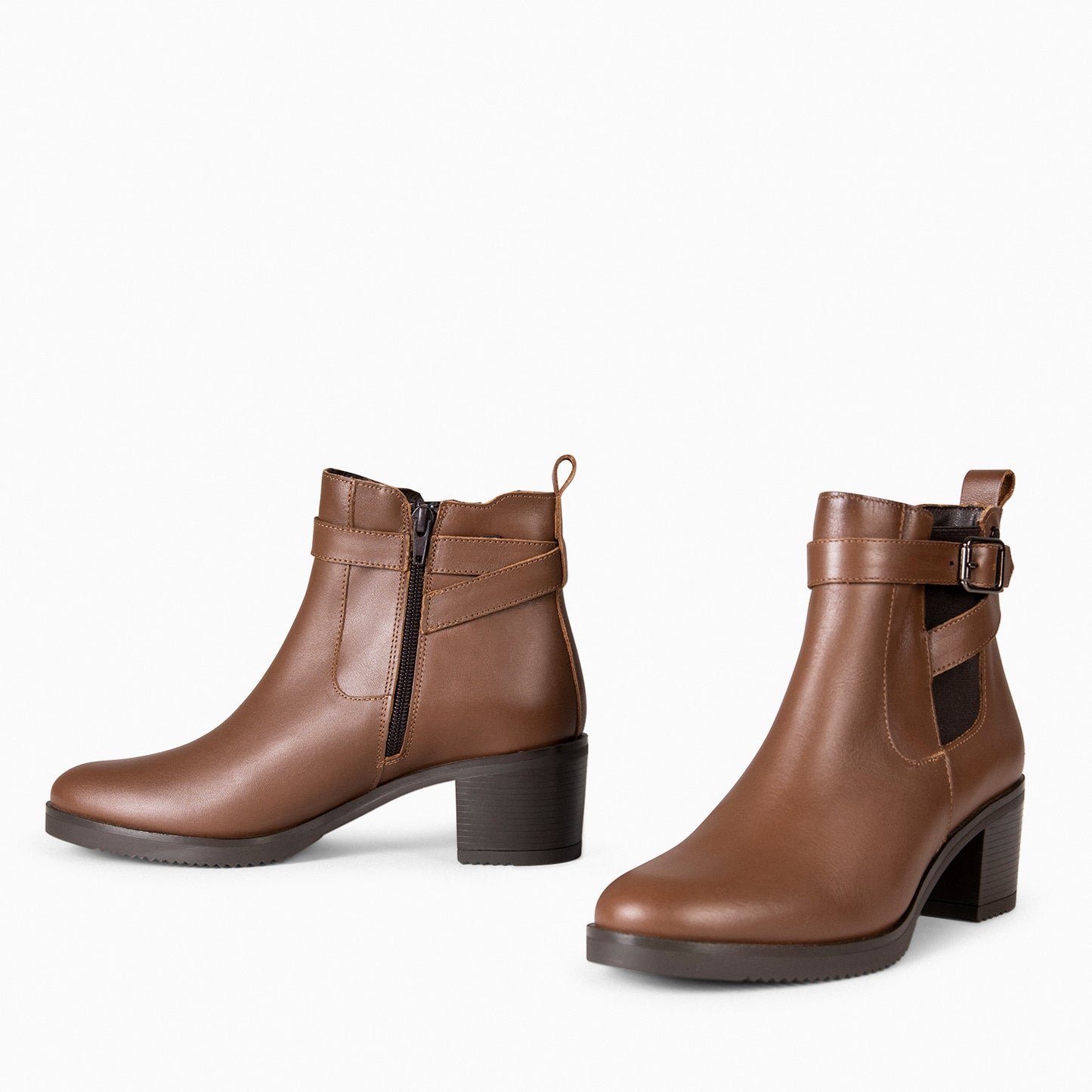 LEMMY - Bottines nappa pour femme CUIR