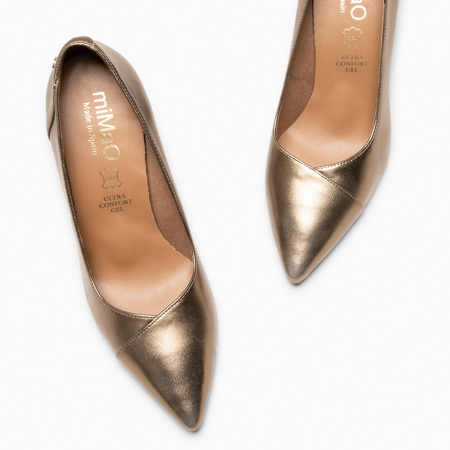 GLAM – Zapatos elegantes de tacón alto  ORO