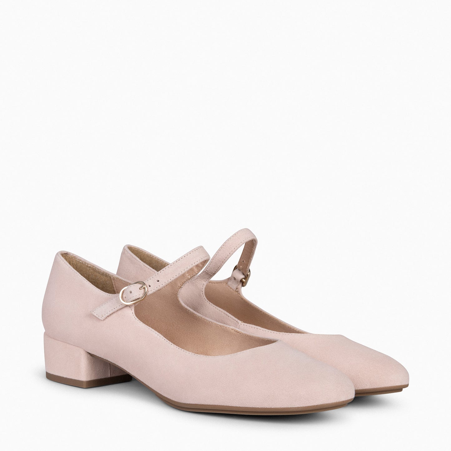 NORA - Merceditas con tacón bajo ROSA
