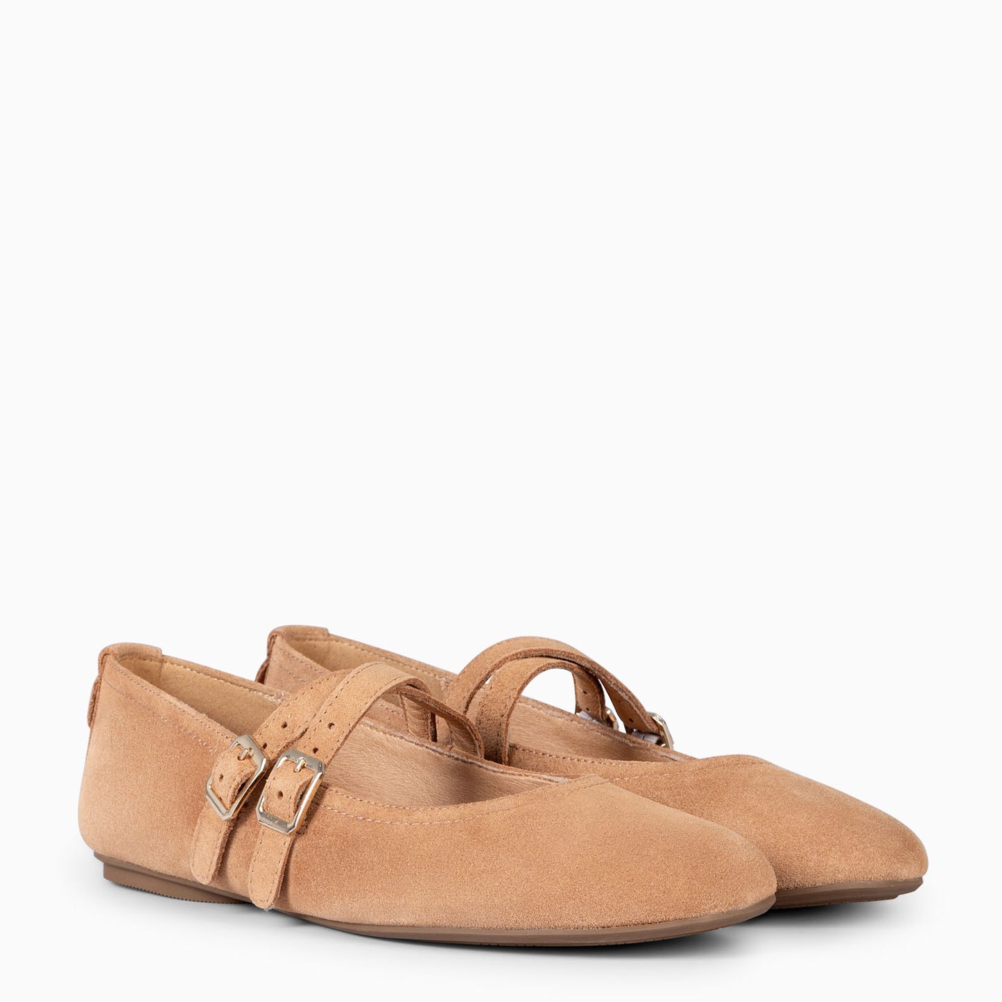 AMAPOLA - BAILARINA PLANA BARESOFT CAMEL