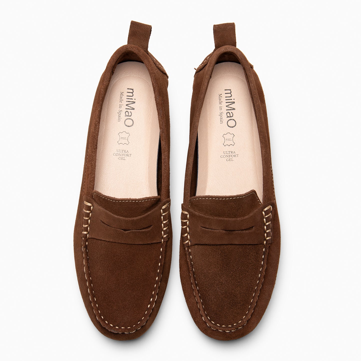 MONTEZ – Mocasín plano MARRON