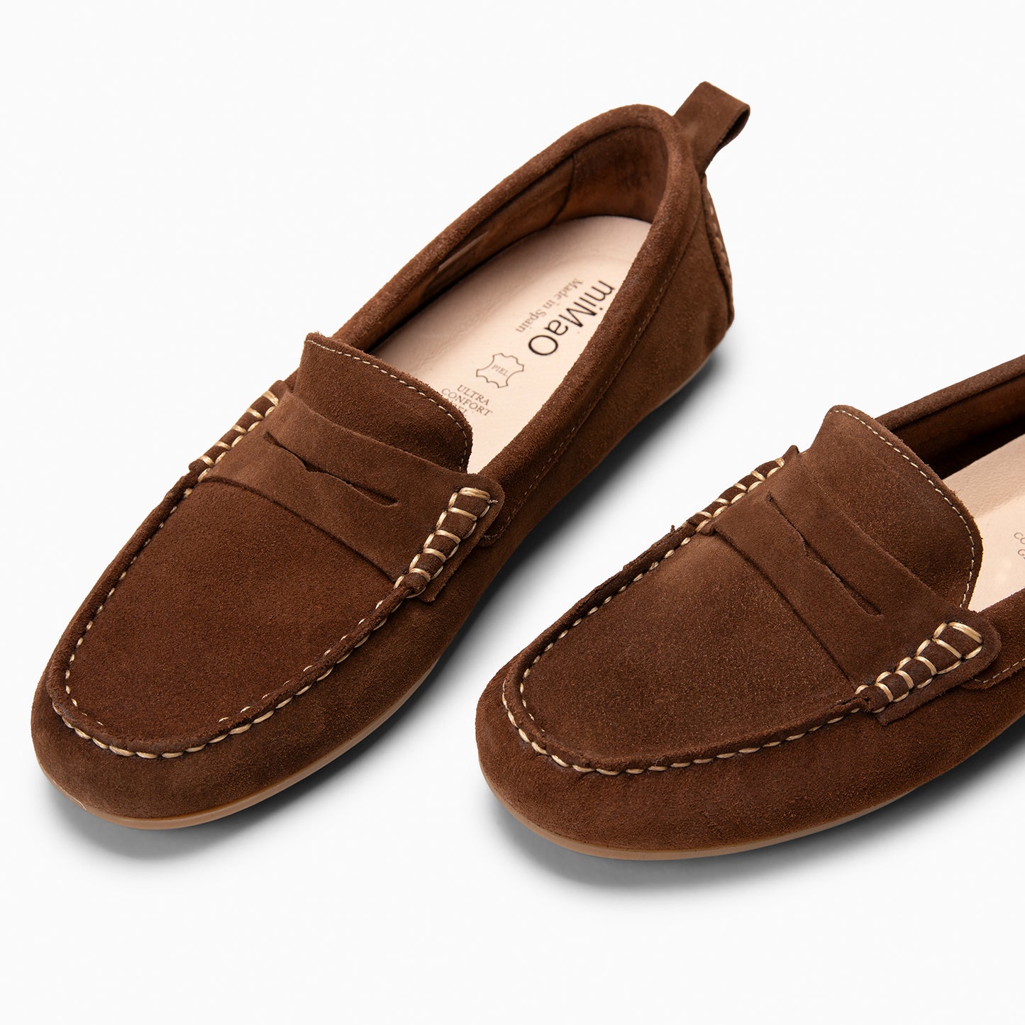 MONTEZ – Mocasín plano MARRON
