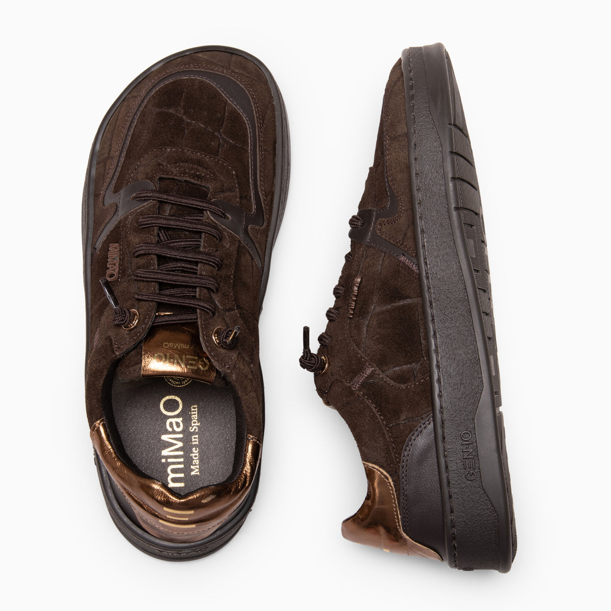 GEN-IO - Zapatillas baresoft COCO MARRON