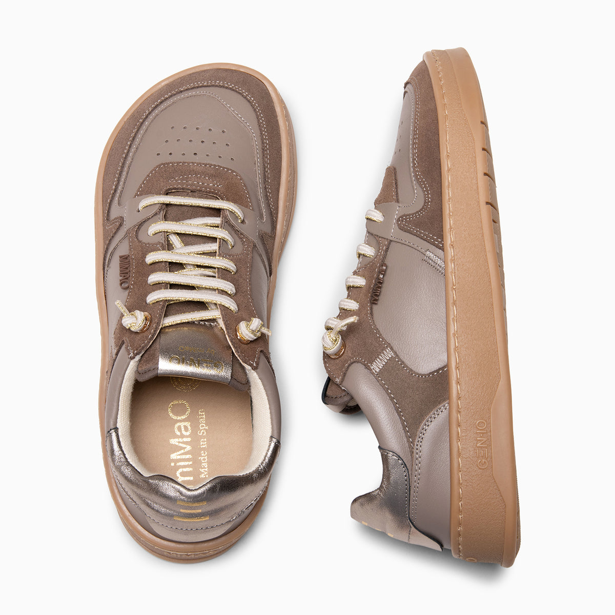 GEN-IO - Zapatillas baresoft TAUPE
