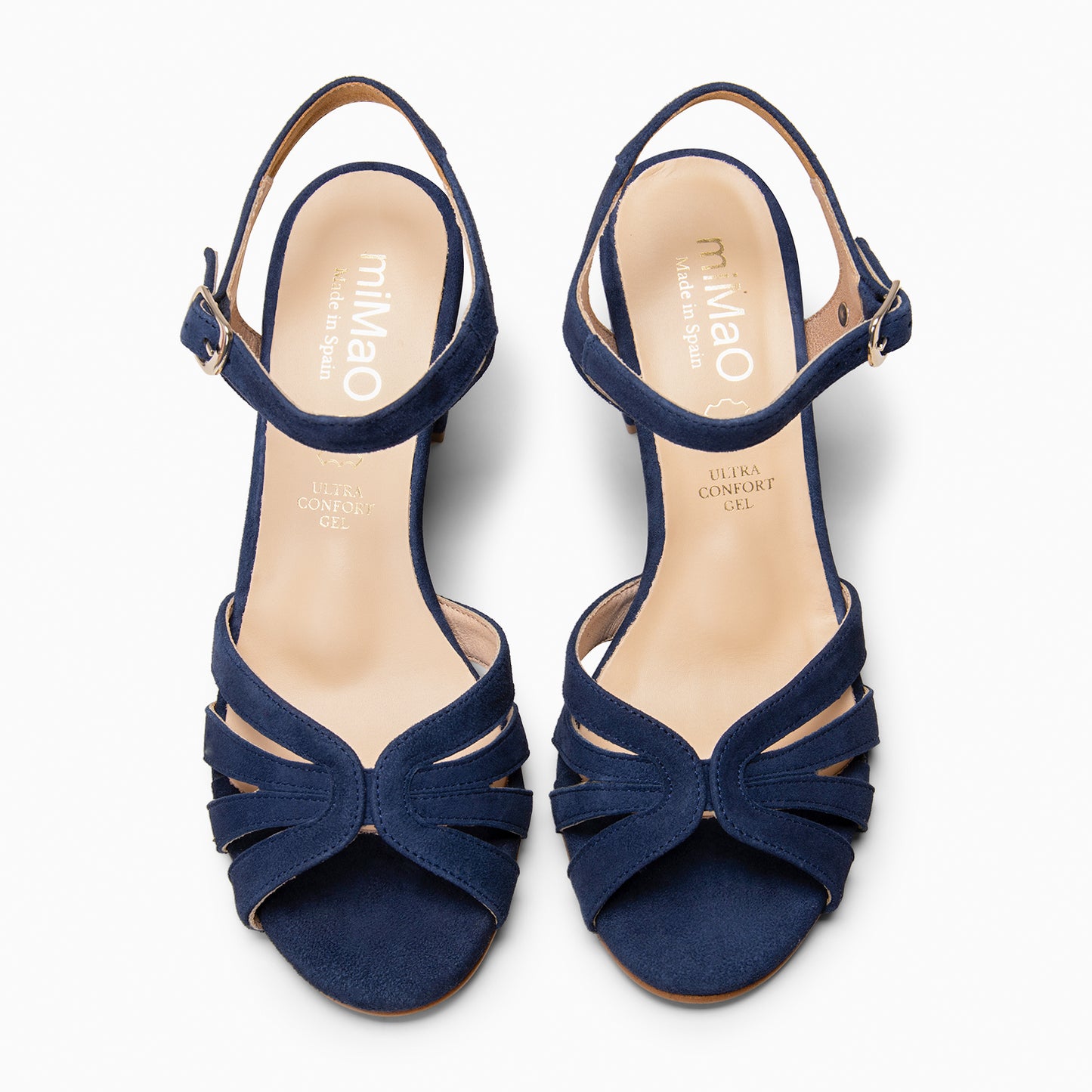 MUSA – Sandalias de Tacón ancho MARINO