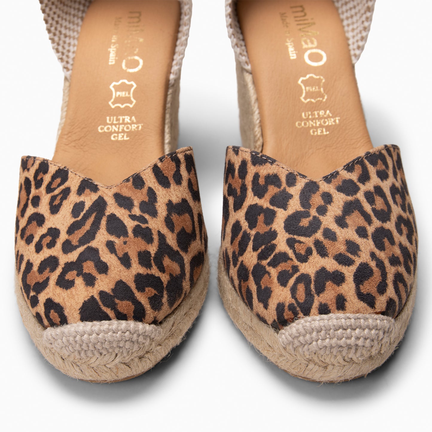 NERJA – Cuñas altas de esparto LEOPARDO