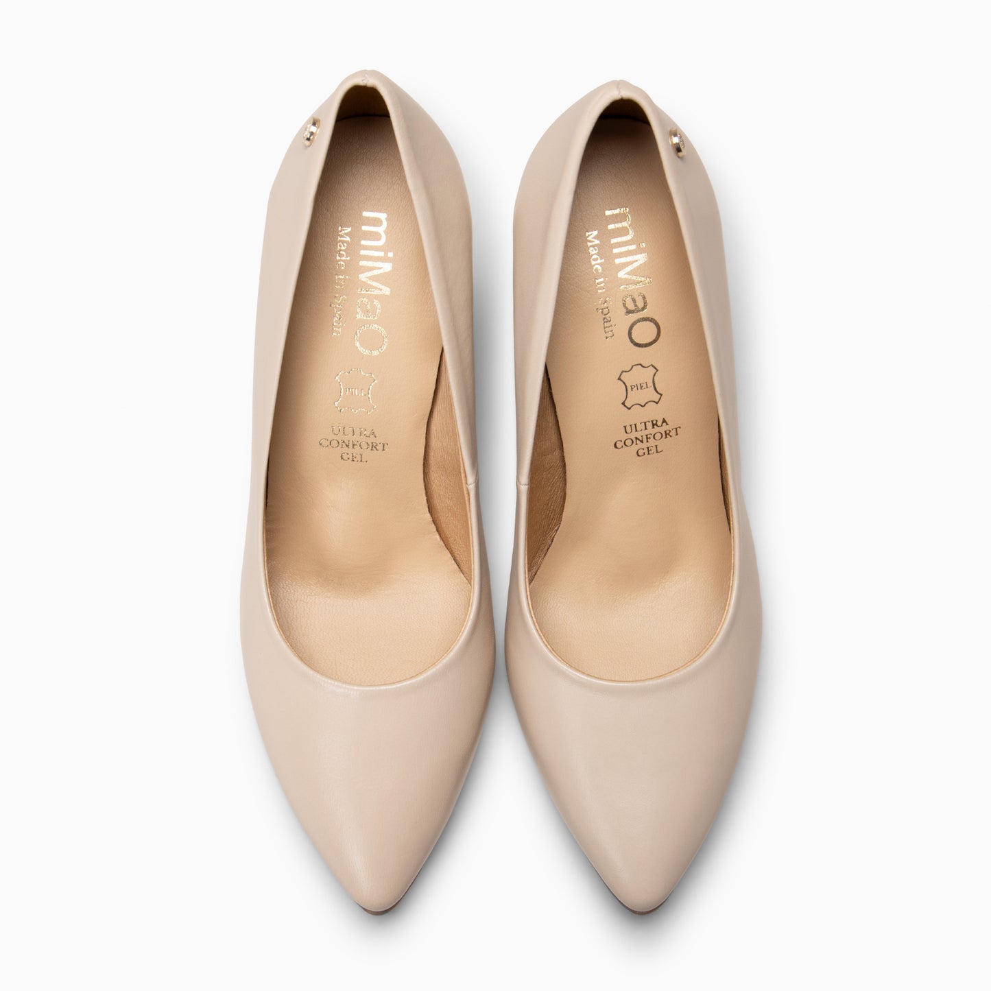 URBAN SALON - Zapatos de tacón alto en napa BEIGE