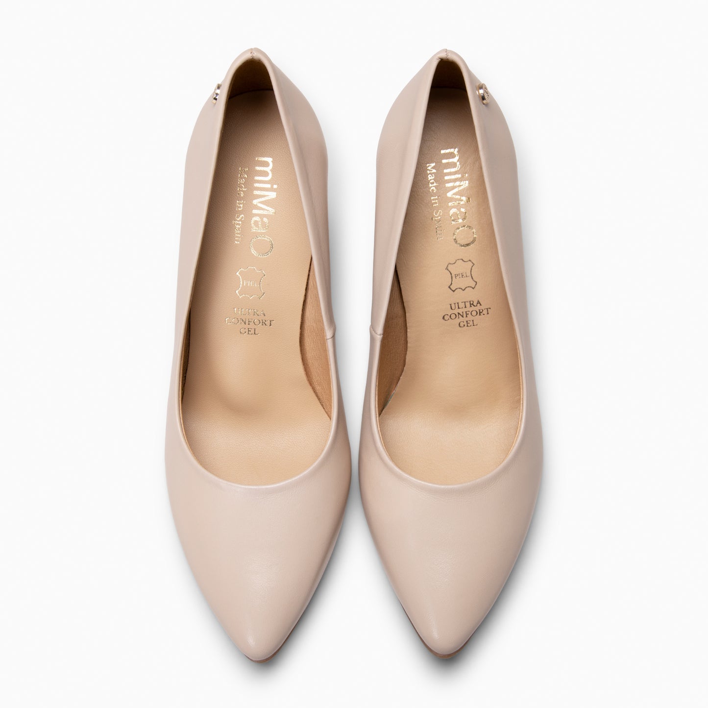 URBAN SALON - Zapatos de tacón alto en napa  NUDE